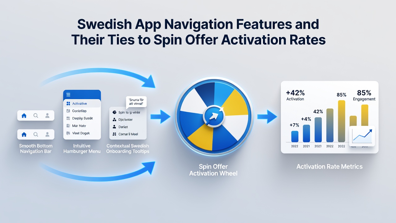 Data visualization of spin offer activation trends in Swedish apps during 2026