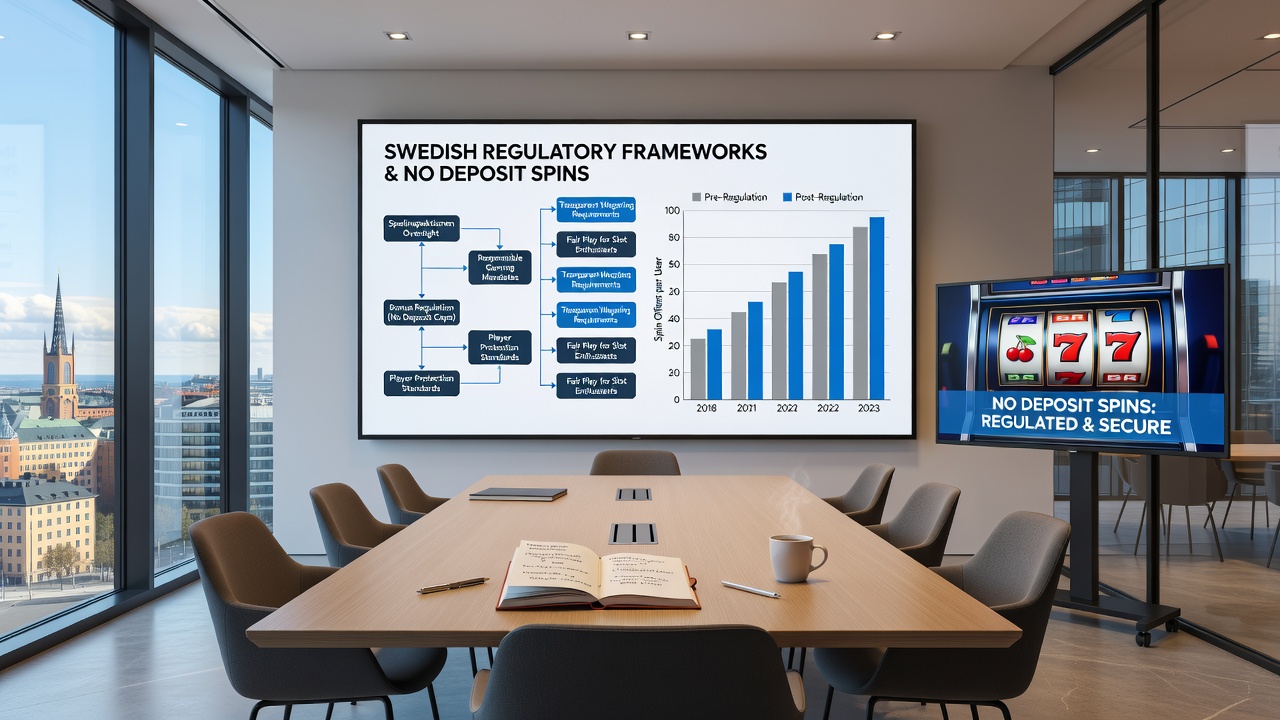 Detailed view of regulatory compliance steps for no deposit slot spins in Sweden